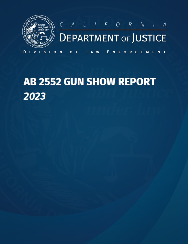 AB 2552 Gun Show Report - 2023
